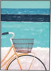 Framed Bicycle Painting