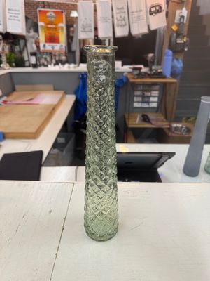 12.5" Tall Recycled Glass Vase Clear 12.5" Tall Recycled Glass Vase Clear