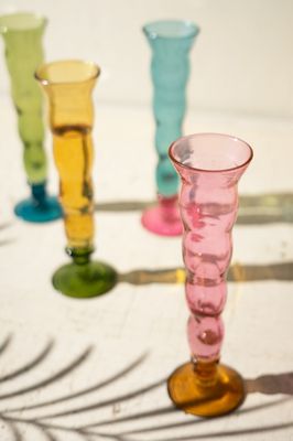 Set/4 Glass Trumpet Vessels Set/4 Glass Trumpet Vessels