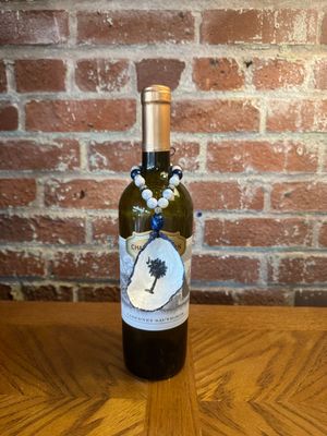 Oyster Shell BC - Hand Painted - Palmetto Tree I Oyster Shell BC - Hand Painted - Palmetto Tree I