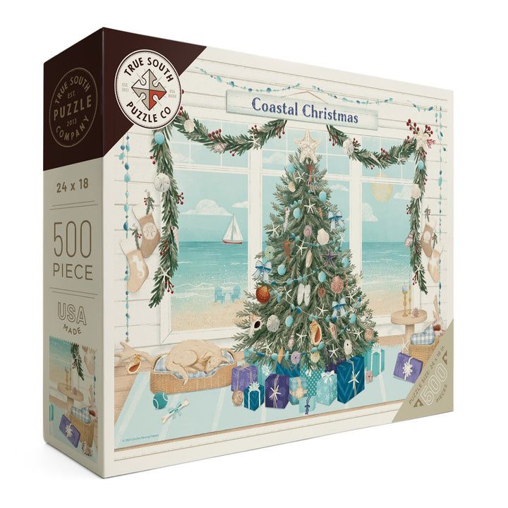 Coastal Christmas Puzzle - 500 Pieces Coastal Christmas Puzzle - 500 Pieces