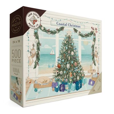 Coastal Christmas Puzzle - 500 Pieces Coastal Christmas Puzzle - 500 Pieces
