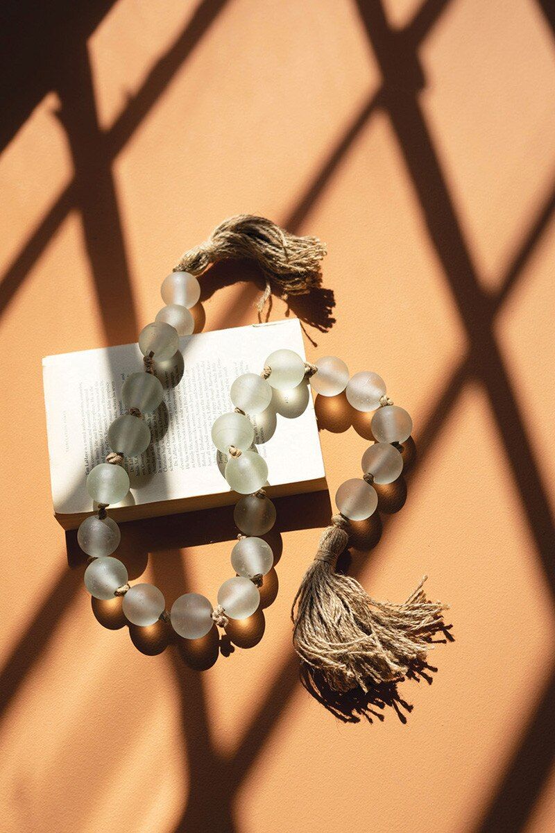 Glass Bead Garland - Round Glass Bead Garland - Round