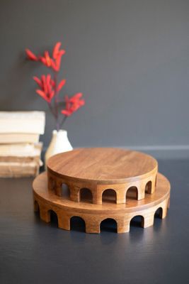 Round Wooden Riser Sm