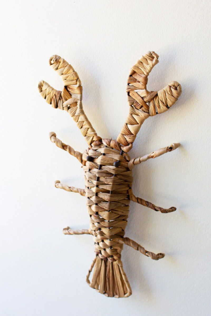 Seagrass Wall Hanging - Lobster