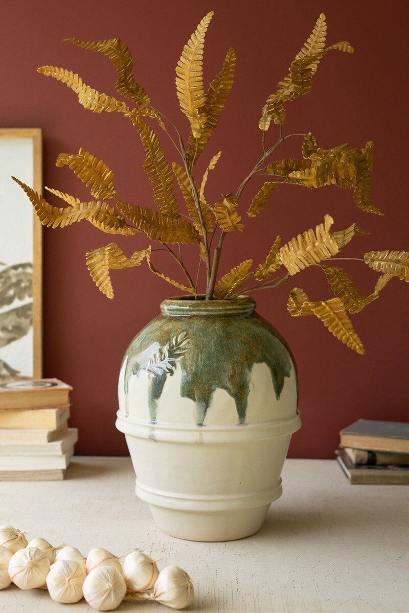 Ceramic Olive Vase Ceramic Olive Vase