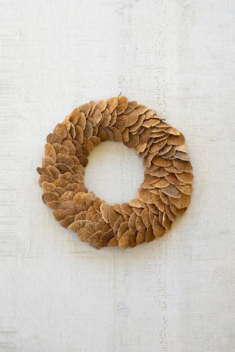 Dried Sponge Mushroom Wreath