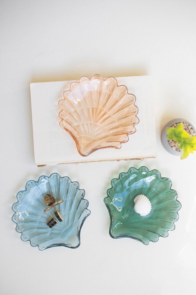 Scallop Shell Bowl - Pink