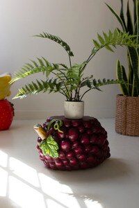 Stone Composite Grapes Stool