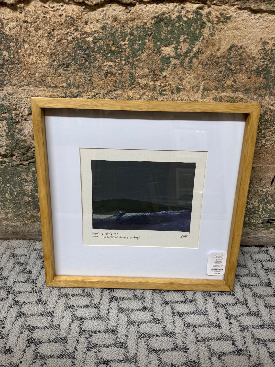 Landscape Print Under Glass II