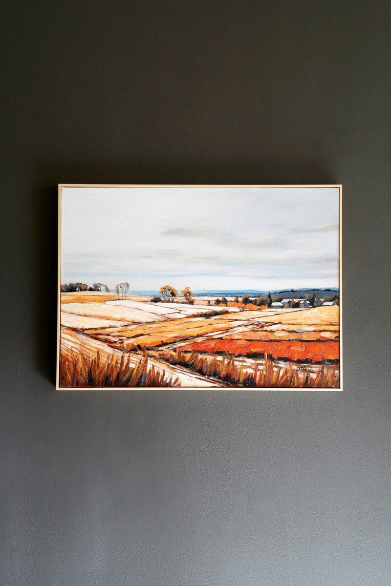 Framed Acrylic Painting - Landscape