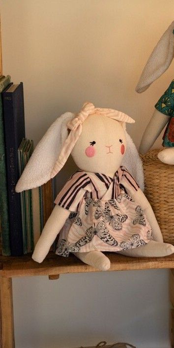 Plush Easter Rabbit - Pink