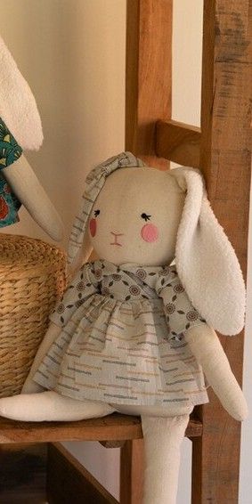 Plush Easter Rabbit - Tan