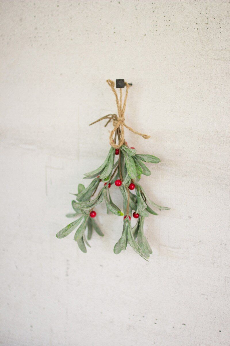 Artificial Mistletoe Spray Artificial Mistletoe Spray