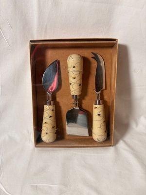 S/3 Wood/Stainless Steel Cheese Spreaders S/3 Wood/Stainless Steel Cheese Spreaders