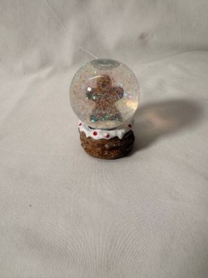 Mini Snow Dome 2.5" - Gingerbread Man