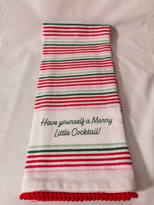 Merry Little Printed Dishtowel Merry Little Printed Dishtowel