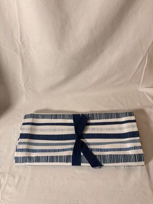 Blue Stripes Runner 14" x 72"