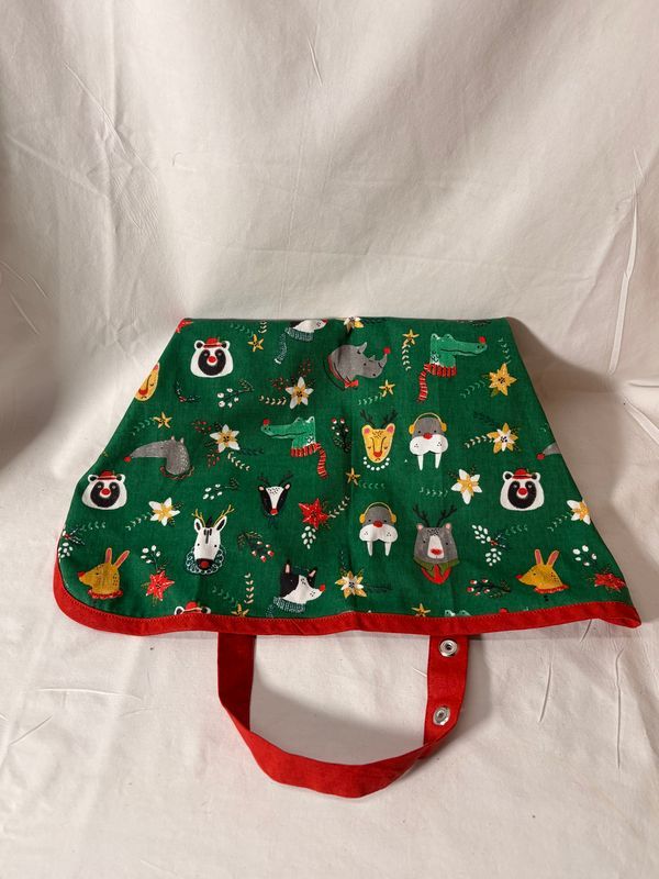 Kid Christmas Apron - Dk Green Kid Christmas Apron - Dk Green