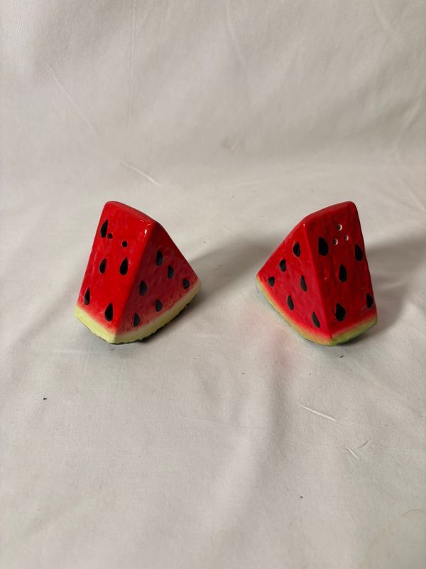 Watermelon Salt & Pepper Shakers Watermelon Salt & Pepper Shakers