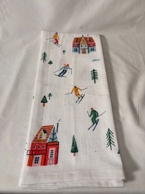 Printed Ski Ya Later Tea Towel Printed Ski Ya Later Tea Towel