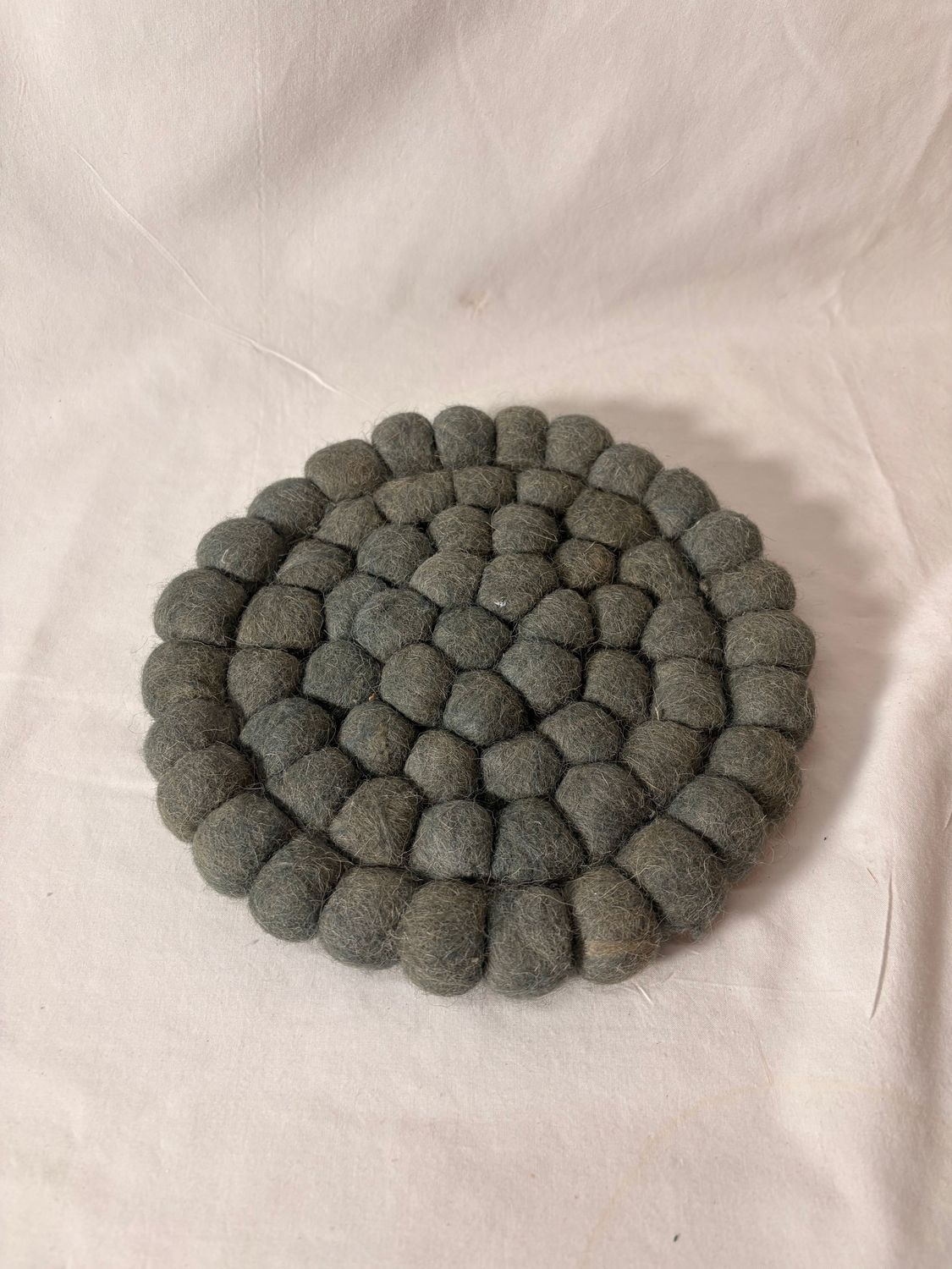 Wool Felt Trivet Grey Wool Felt Trivet Grey