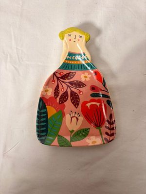 Reyna Trinket Tray - Yellow Hair