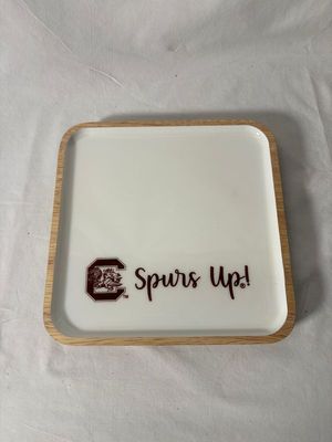 USC Spirit Mango Wood Tray Sm