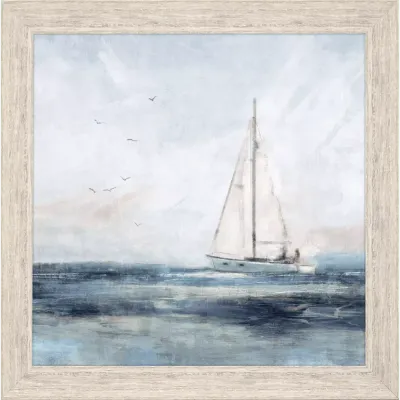 Blue Sailing I - 28 x 28