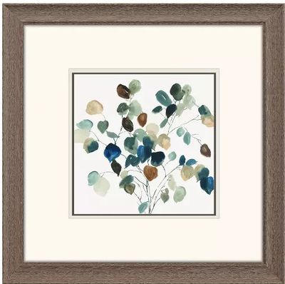 Blue Leaves Branch II  23x23