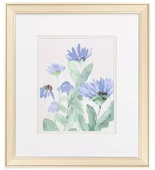 Blue Blooms I  17x15