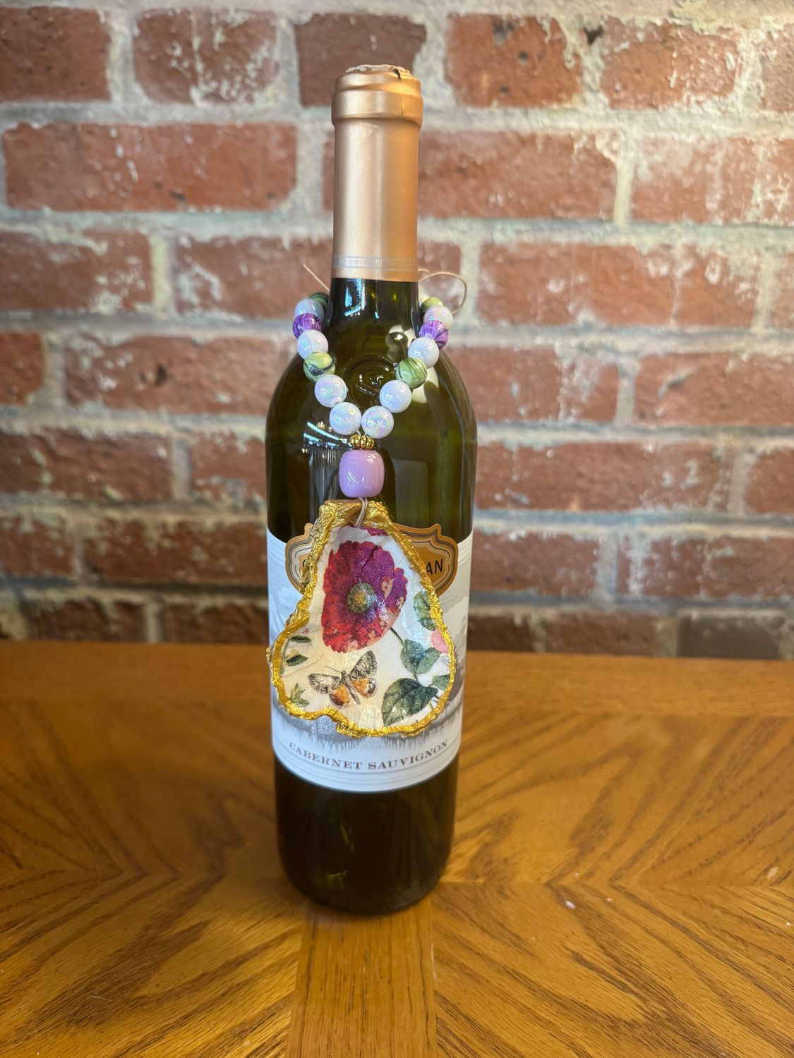 Oyster Shell BC - Flower &amp; Butterfly