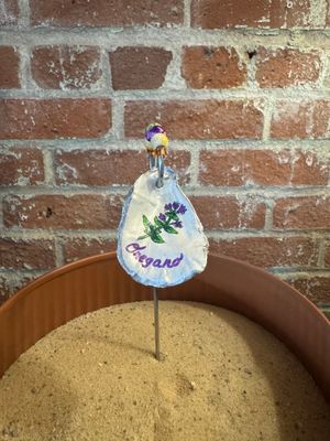 Oyster Shell - Herb Marker - Oregano