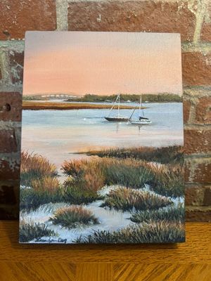 Restful Marsh - 9.25" x 12"T