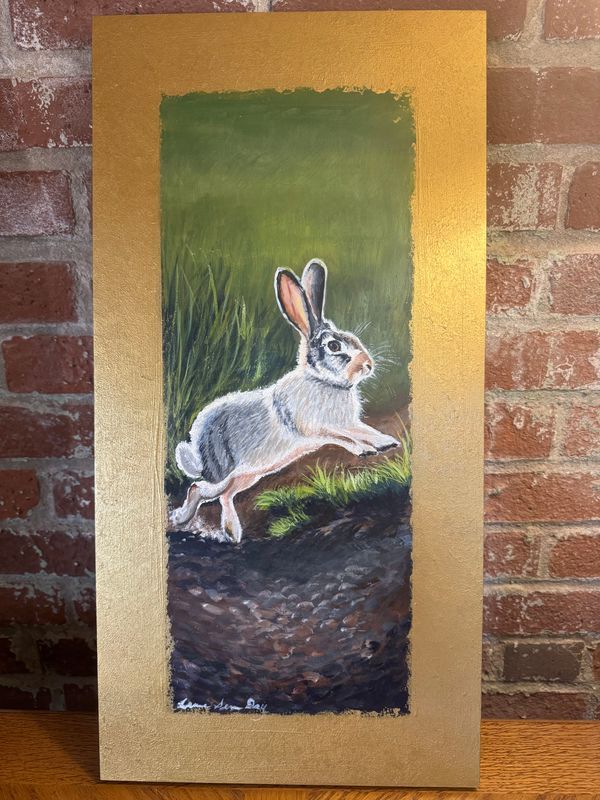 The Bunny Trail - 12" x 24"T
