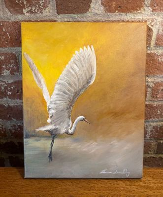 Elegant Landing - 11" x 14"T
