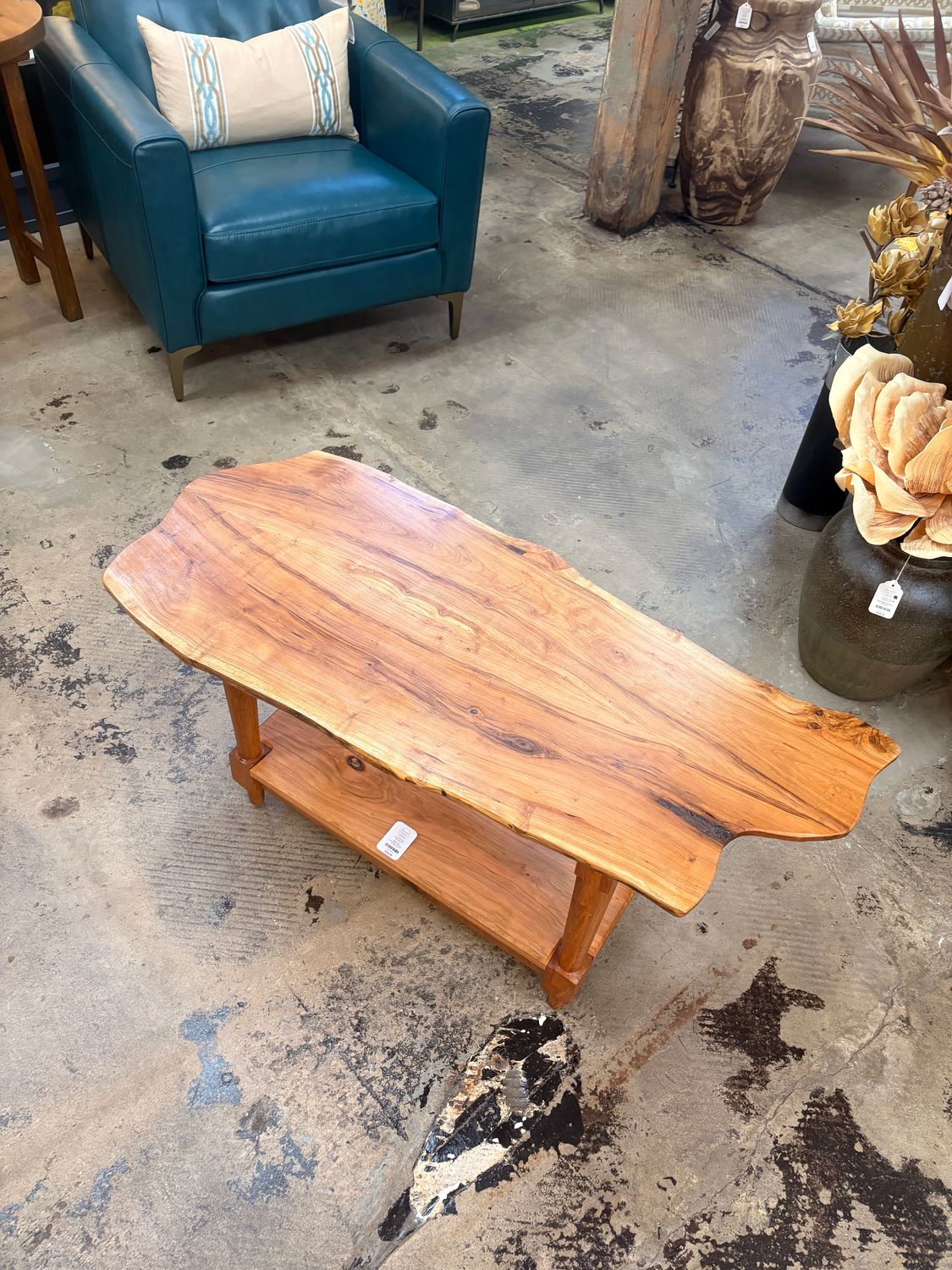 Coffee Table - Cherry Wood - BW Stain - 44 x 20 x 21"T