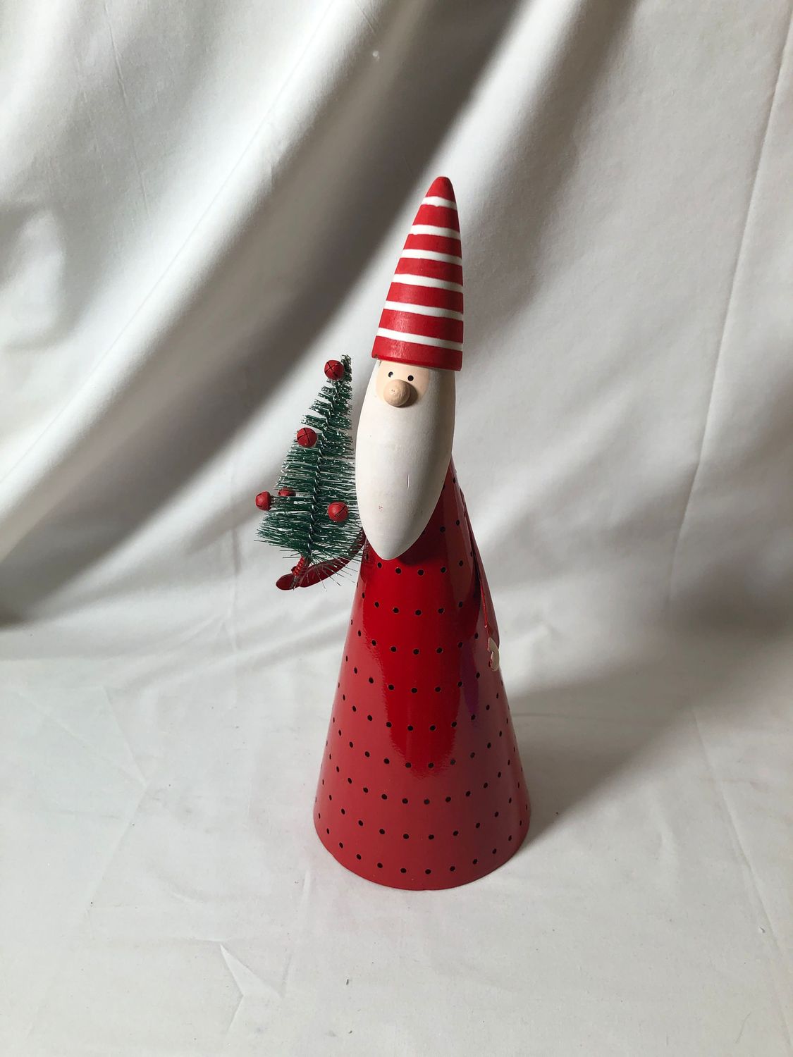 LED Metal and Wooden Santa Lg LED Metal and Wooden Santa Lg