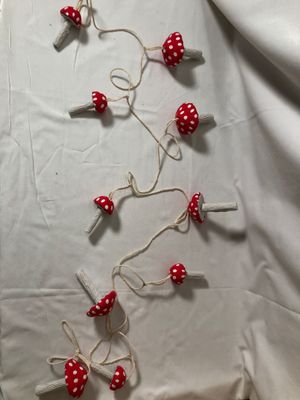 Red Mushroom Garland