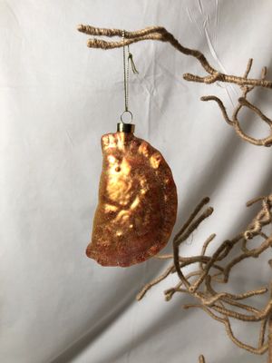 Glass Empanada Ornament