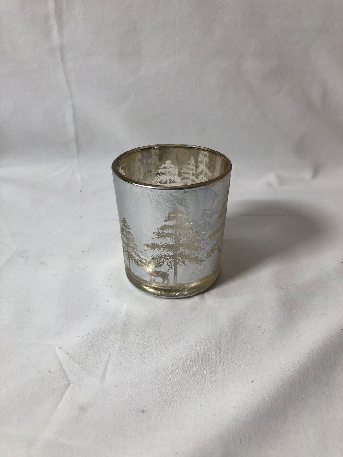 Frost Tree Votive Holder Sm