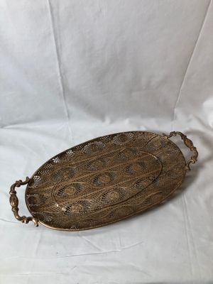 Antique Oval Tray Sm 16"