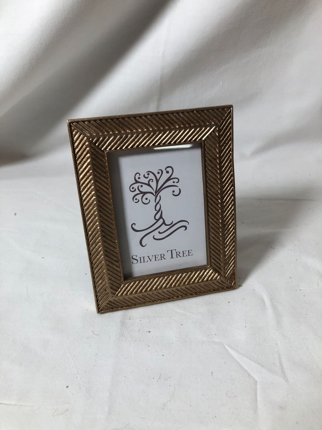 Gold Herringbone Frame 2.5 x 3.5