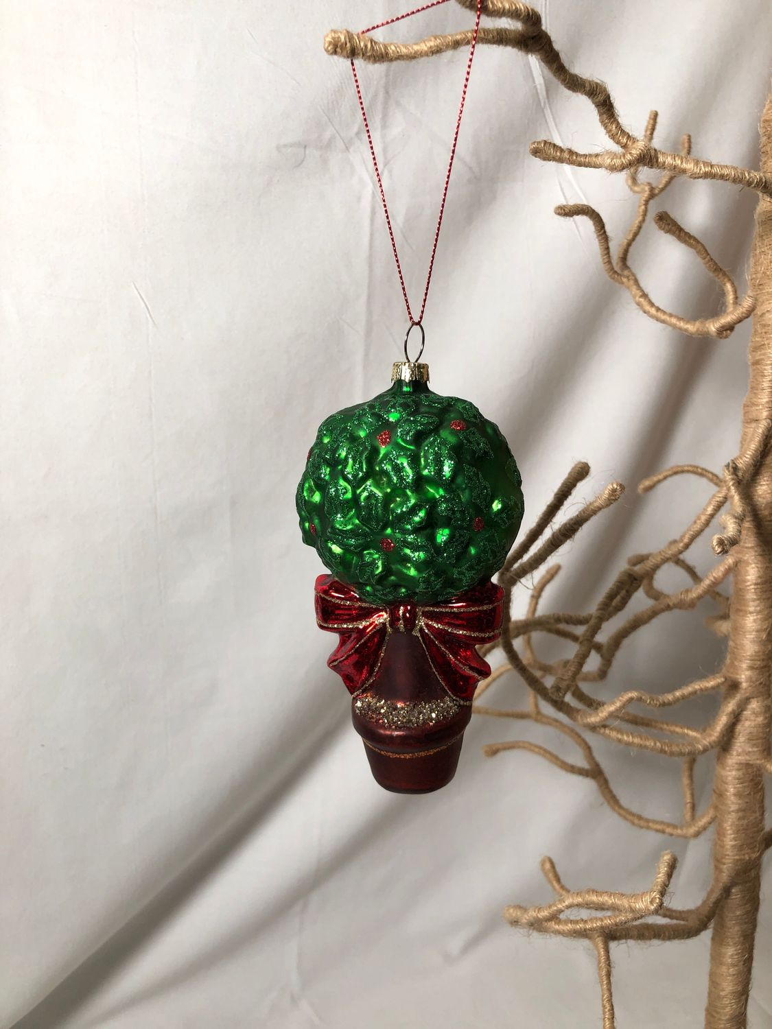 Glass Topiary Ornament