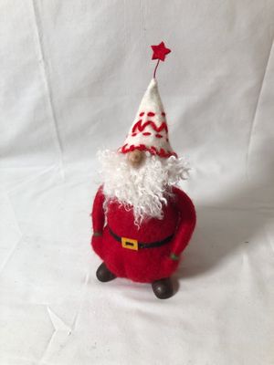 Felt Red Gnome w/Red &amp; White Hat