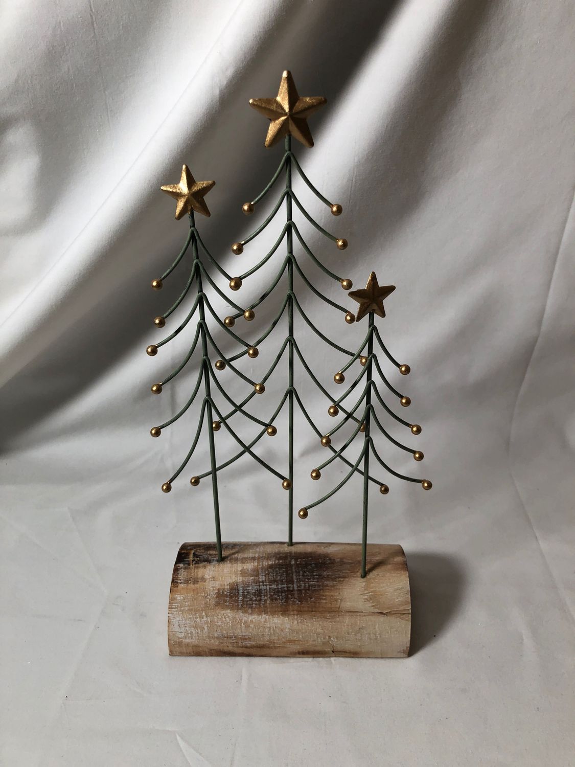 Metal Tree Trio Green Lg Metal Tree Trio Green Lg