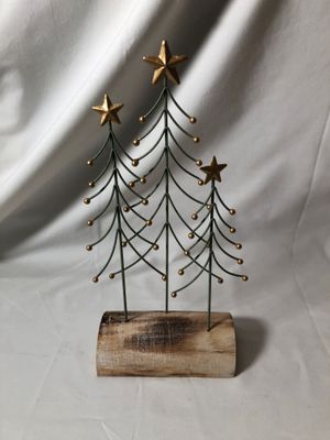 Metal Tree Trio Green Lg Metal Tree Trio Green Lg