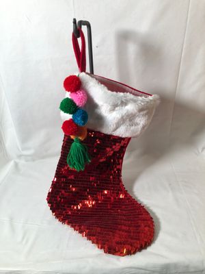 Sequin Stocking - Red Sequin Stocking - Red