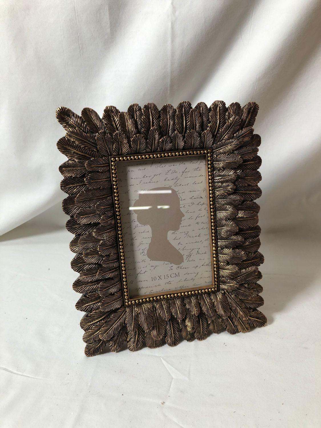 Gold Feather Frame 6 x 4
