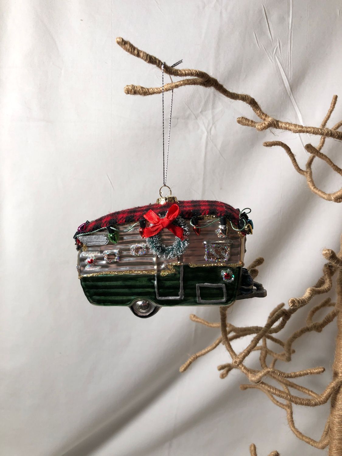 Glass Camper Ornament Glass Camper Ornament
